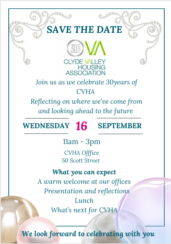 30th Celebrations - Save the date